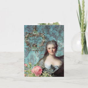 Madame Pompadour Greeting Card