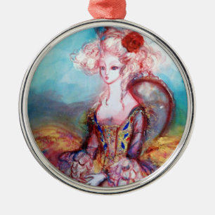 MADAME POMPADOUR METAL TREE DECORATION