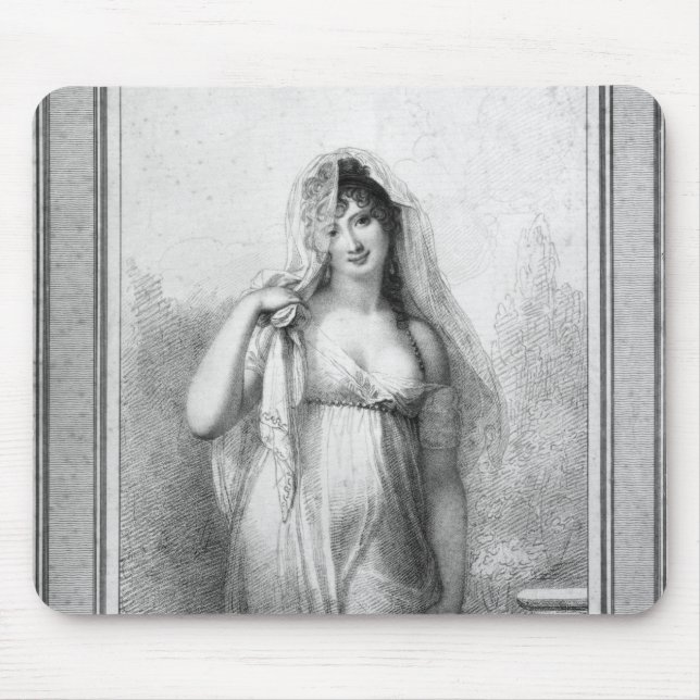 Madame Recamier Mouse Mat (Front)