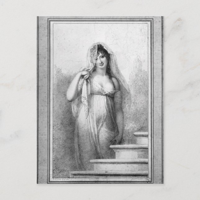 Madame Recamier Postcard (Front)