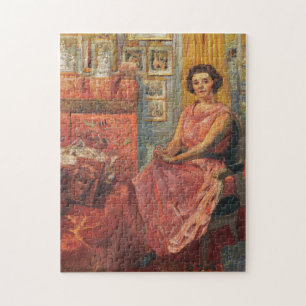 Madame Reine Bénard Édouard Vuillard Jigsaw Puzzle