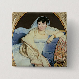 Madame Riviere nee Marie Francoise Jacquette 15 Cm Square Badge