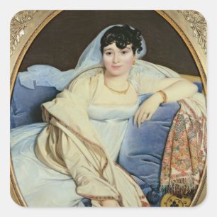 Madame Riviere nee Marie Francoise Jacquette Square Sticker