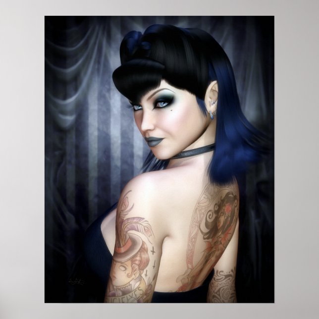 Madame Sophie Vampire Queen Poster/Canvas Print (Front)