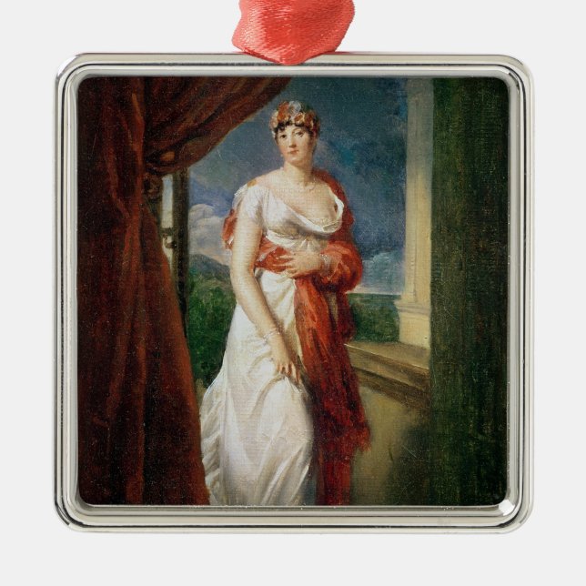 Madame Tallien Metal Tree Decoration (Front)