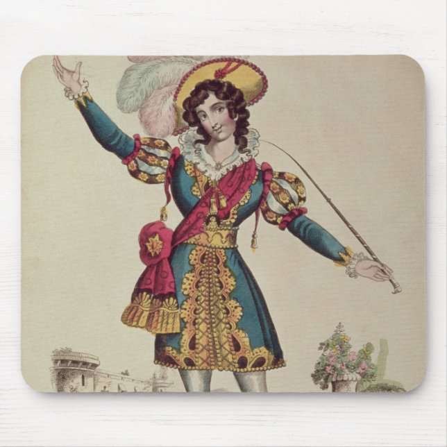 Madame Vestris Mouse Mat (Front)