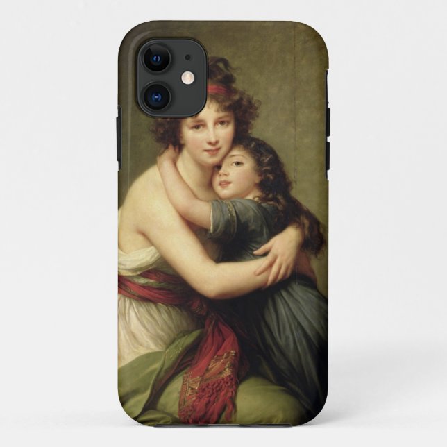 Madame Vigee-Lebrun and her Daughter Case-Mate iPhone Case (Back)