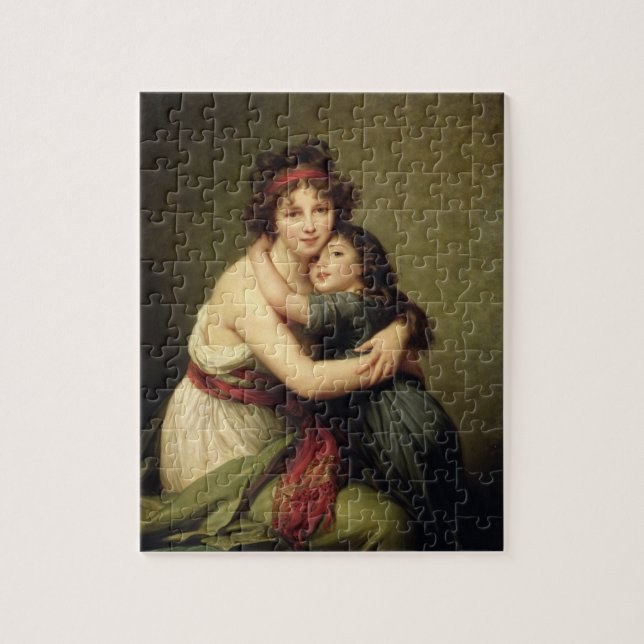 Madame Vigee-Lebrun and her Daughter Jigsaw Puzzle (Vertical)