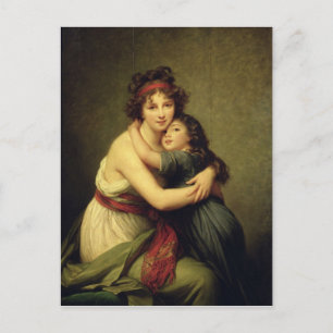 Madame Vigee-Lebrun and her Daughter Postcard