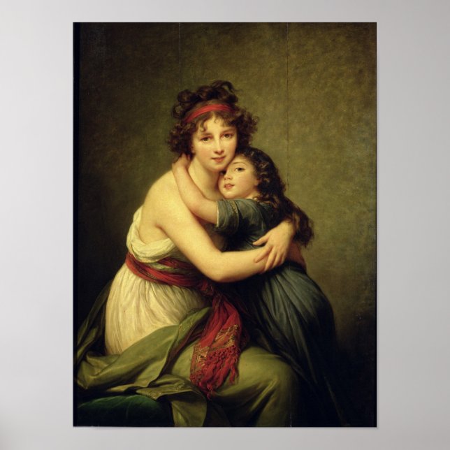 Madame Vigee-Lebrun and her Daughter Poster (Front)