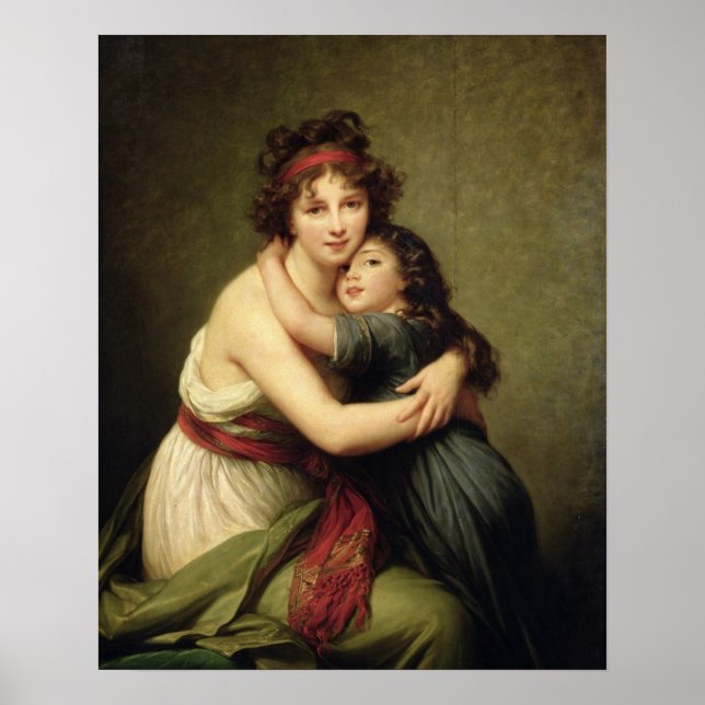 Madame Vigee-Lebrun and her Daughter Poster (Front)