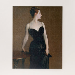 Madame X by John Singer Sargent Fine Art Print Jigsaw Puzzle