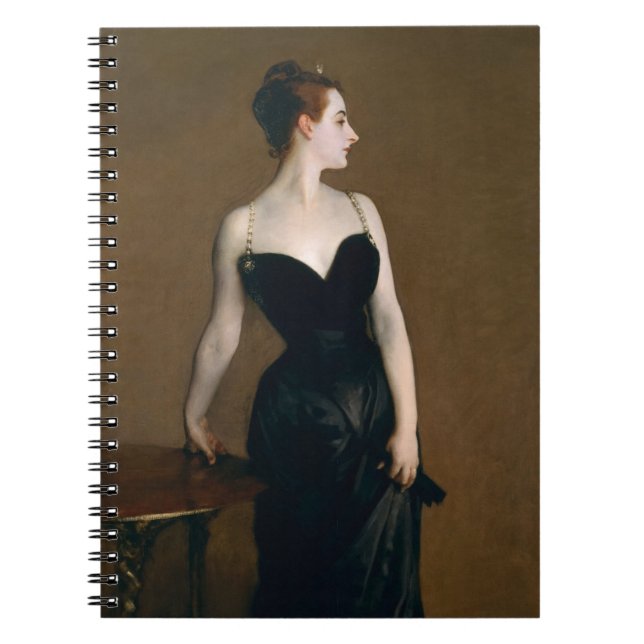 Madame X by John Singer Sargent Notebook (Front)