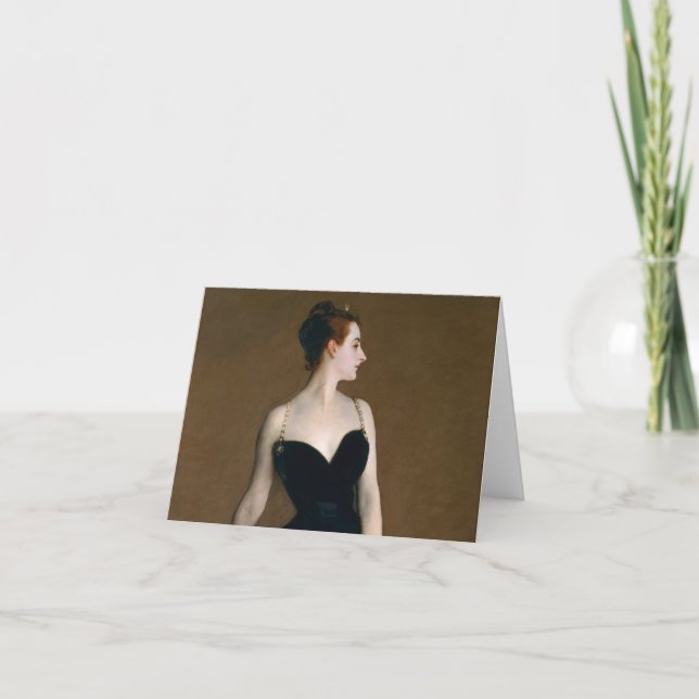 Madame X by John Singer Sargent Thank You Card (Front)