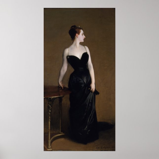 Madame X ~ John Singer Sargent Poster (Front)