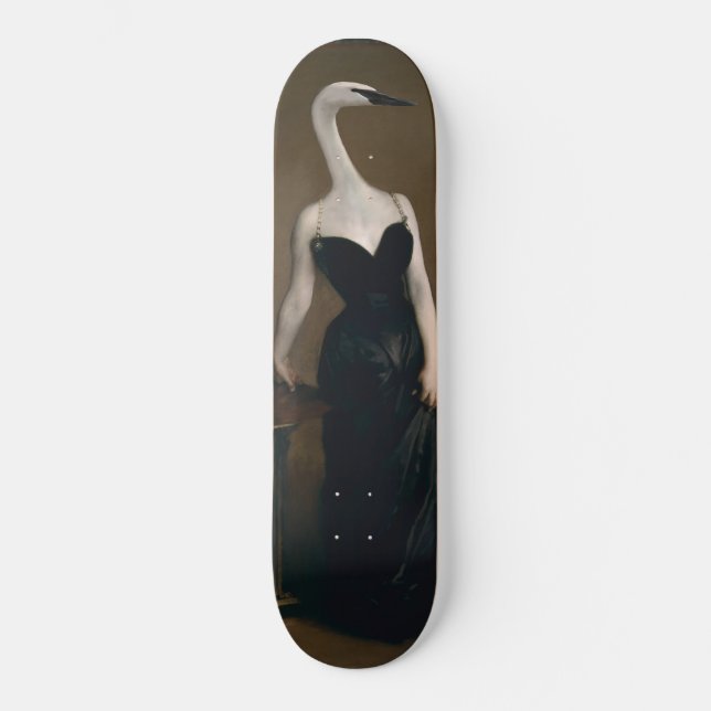 Madame X Loves-2-Skate Fine Art Parody Skateboard (Front)