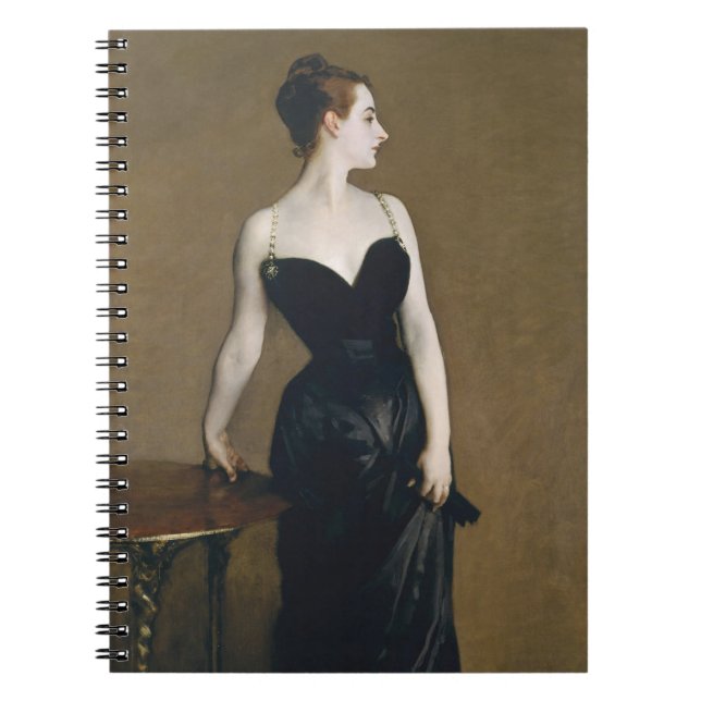 Madame X Portrait by John Singer Sargent Notebook (Front)