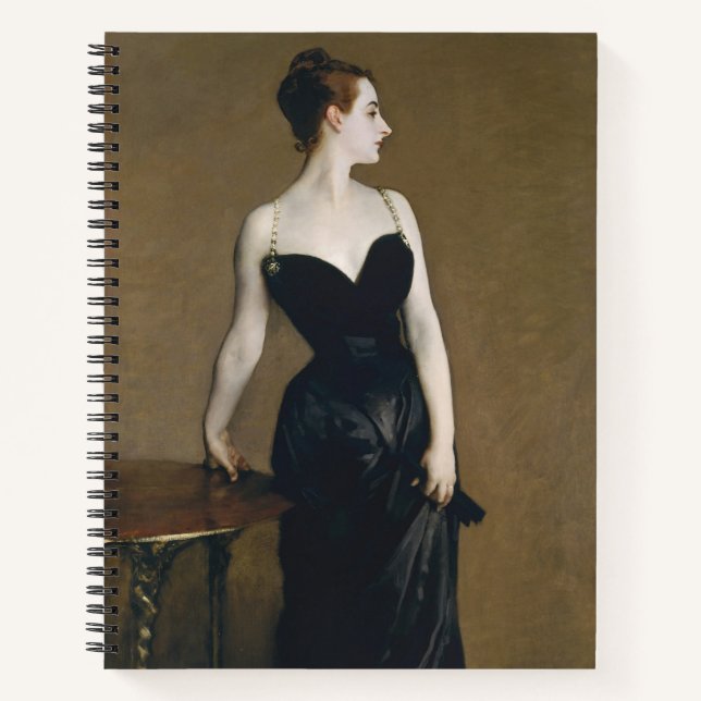 Madame X Portrait by John Singer Sargent Notebook (Front)