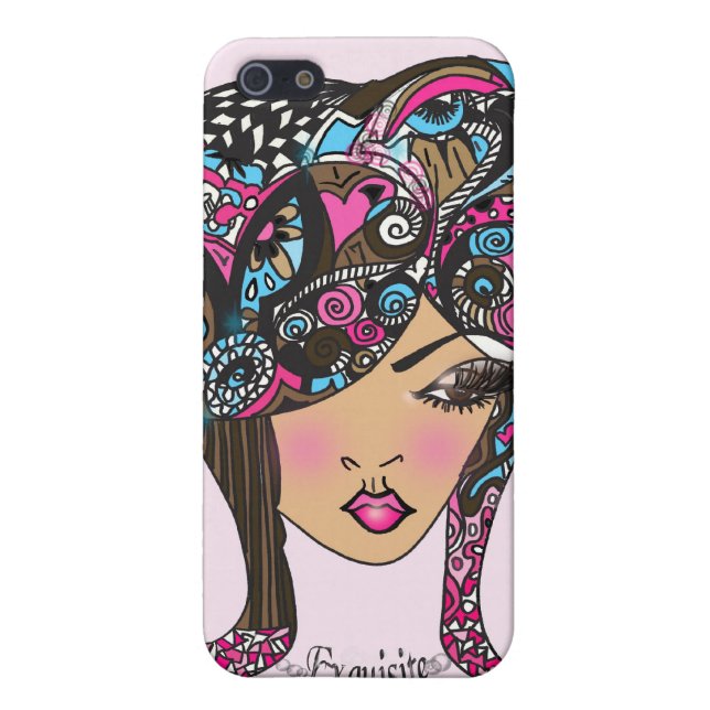Madamoiselle Mimi Le Exquisite Girlie iPhone 4 iPhone Case (Back)