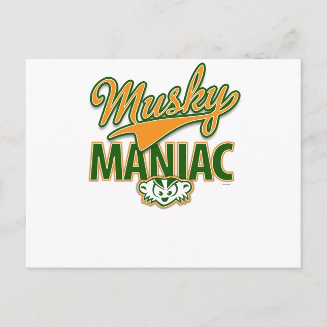 MadBadger MUSKY Postcard (Front)