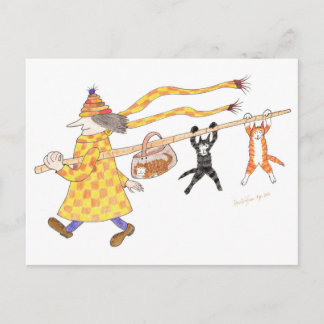 MadCatWoman and the Polecats Postcard