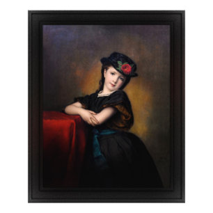 Mädchenporträt by Samuel Baruch Ludwig Halle Photo Print