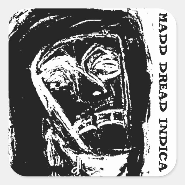 MADD DREAD INDICA SQUARE STICKER (Front)