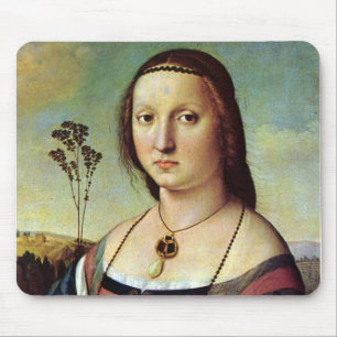 Maddalena Doni - Raphael - c1506 Mouse Mat