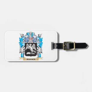 Madden Coat of Arms - Family Crest Luggage Tag