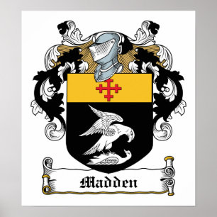 Madden Family Crest Poster