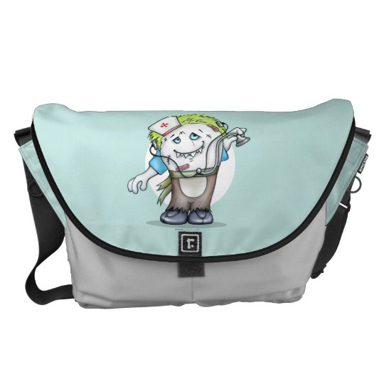 MADDI ALIEN MONSTER Rickshaw LARGE Messenger Bag