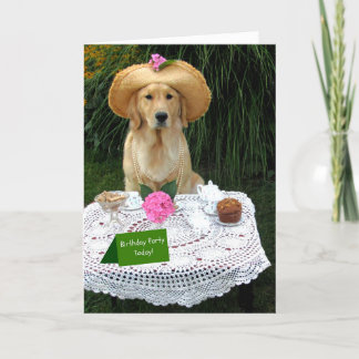 Maddi Garden Birthday Party-2 Thank You Card