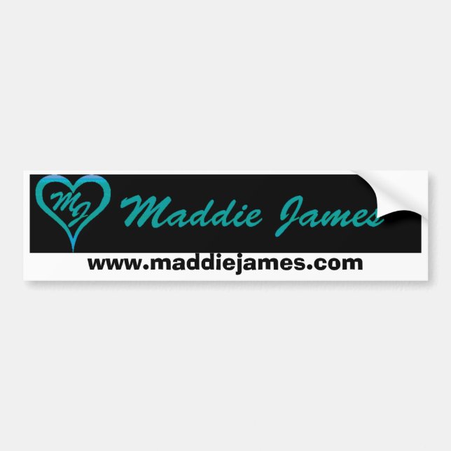 Maddie James bumper sticker (Front)