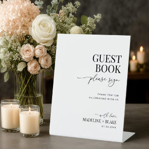 MADDIE Modern Guest Book Sign