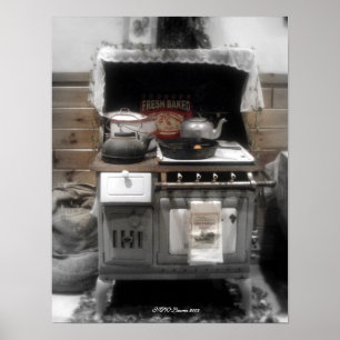 Maddie's Old Stove Poster