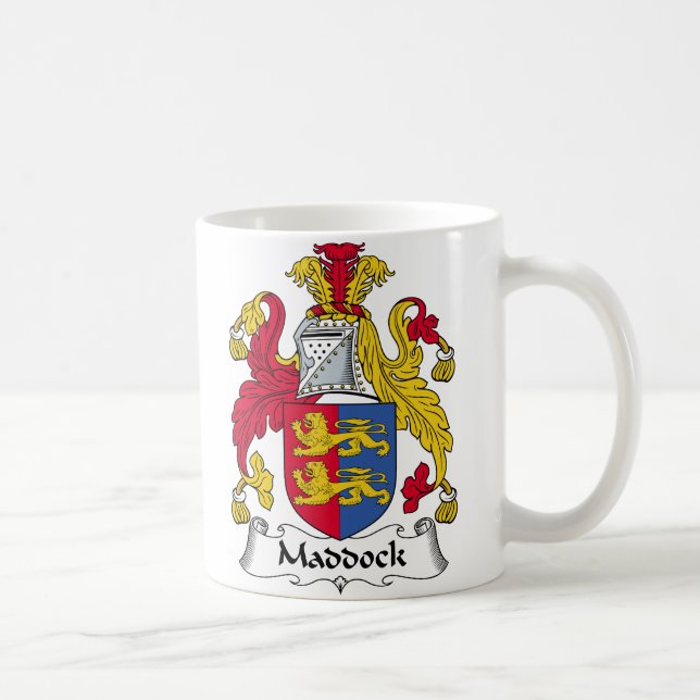 Maddock Family Crest Coffee Mug (Right)