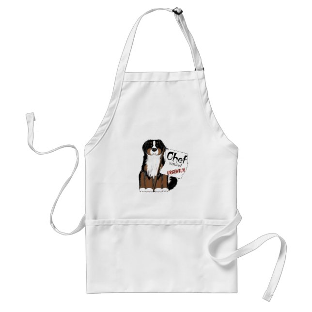 MadDog Berner Chef Wanted Apron (Front)