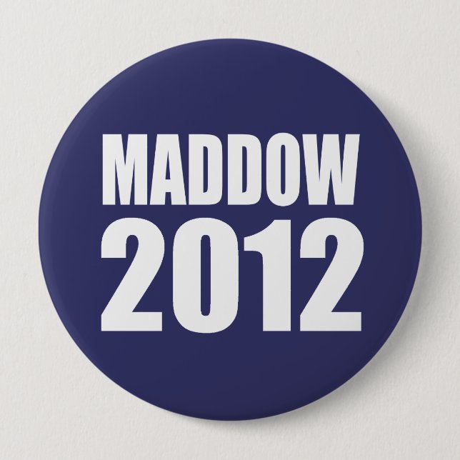 MADDOW Election Gear 10 Cm Round Badge (Front)