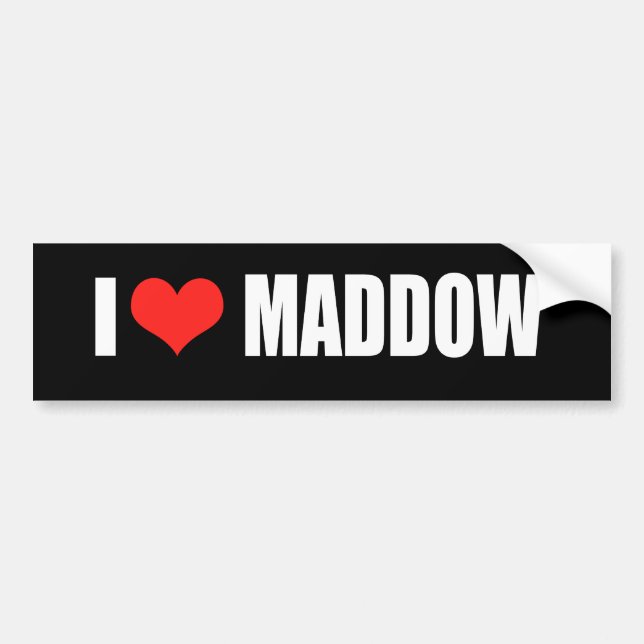 MADDOW Election Gear Bumper Sticker (Front)