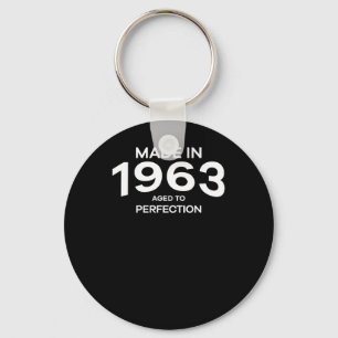 Made 1963 Aged To Perfection Key Ring