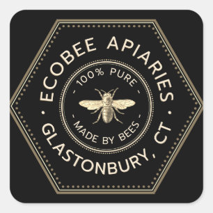 Made By Bees Apiary Sticker