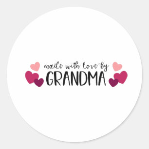 Made By Grandma Classic Round Sticker