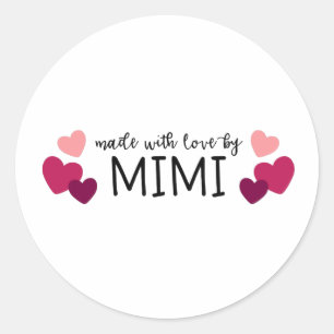 Made By Mimi Classic Round Sticker