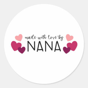 Made By Nana Classic Round Sticker