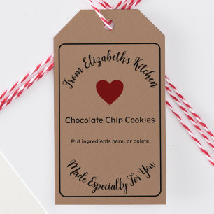 Made Especially For You Baked Gifts Kraft Brown Gift Tags