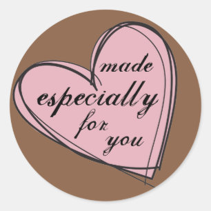 Made Especially For You Gift Tag (stickers)