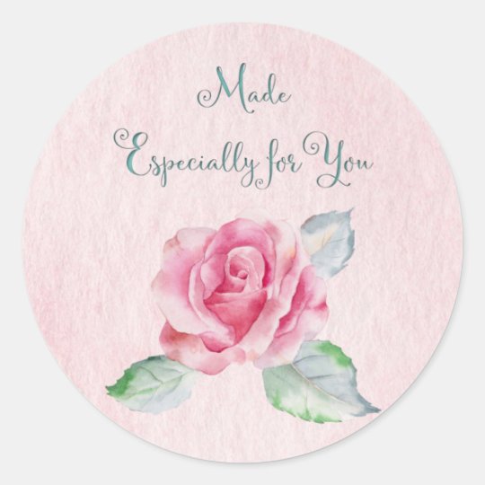 Made Especially for You Rose Stickers Zazzle.co.uk