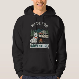 Made For Adventure Samoyed Dog Camping Hoodie