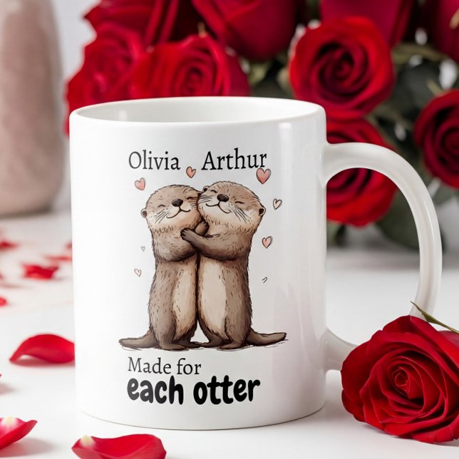 Made For Each Otter Funny Valentines Gift Coffee Mug (Creator Uploaded)