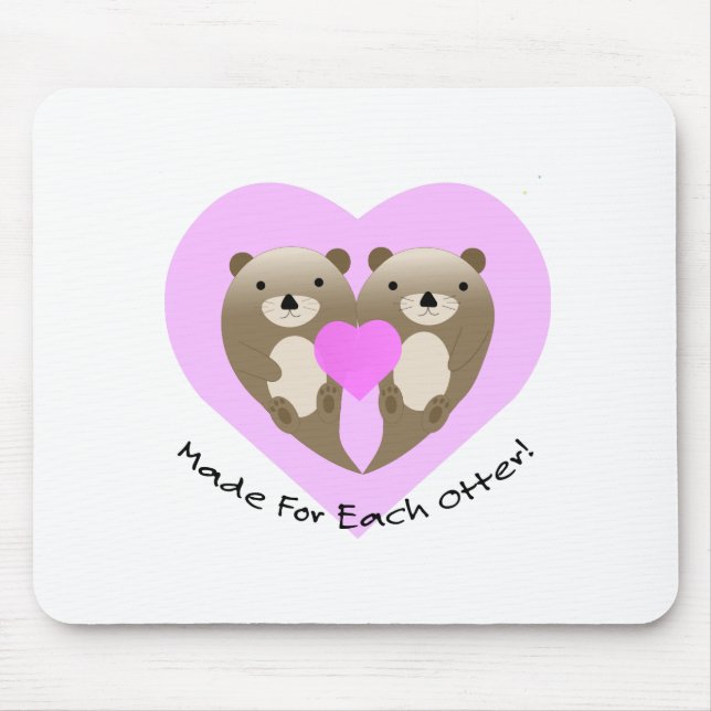 Made for Each Otter Mouse Mat (Front)